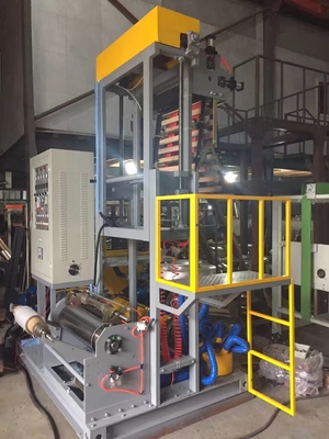 Mesin Extruder Monolayer Plastik HDPE Mini Sekrup Tunggal