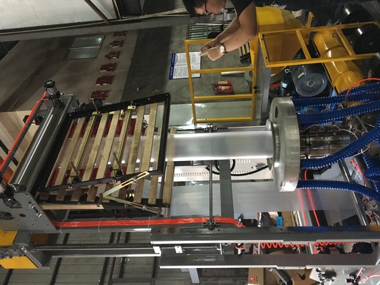 Mesin Extruder Film LDPE Tiga Lapisan Plastik HDPE ABA Film CO Extruder
