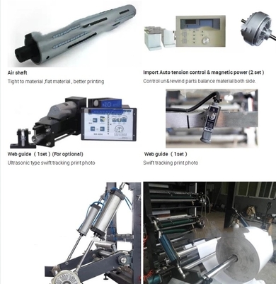 Baru 4 + 0/3 + 1/2 + 2 Kain Non Woven Mesin Cetak Flexo #90m/Min Kertas Mesin Cetak Flexo 380V 4 Warna Untuk Non Wove