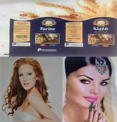 HJ 4 Color 800mm Non Woven Printing Machine untuk PE, PP, Cellophane, Plastic Film &amp; Woven Bags，