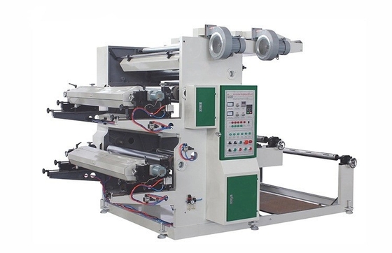 Mesin Cetak Flexo 2 Warna untuk Mesin Cetak Flexo Fleksibel, Mesin Cetak Flexo 90m/Min 2 Warna Non Woven