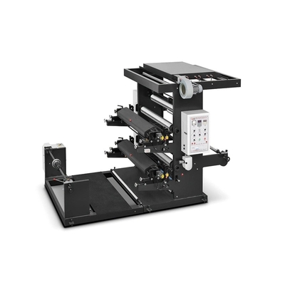 Mesin Cetak Flexo 2-Warna untuk Kain Non-Anyaman,) Kecepatan cetak 10~150m/menit, daya Kotor 12,5KW