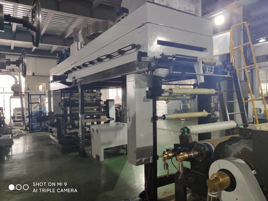 Mesin Extruder Film LDPE LLDPE 600-1000mm 185m / Min