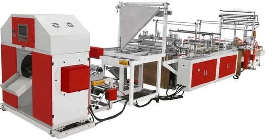 Mesin Pembuat Kantong HDPE LDPE Berkecepatan Tinggi dengan Motor Inverter # Mesin Pembuat Kantong Sampah Plastik Biodegradable 380V 220V