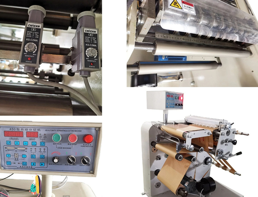 Penggulung Slitter Gulungan Kertas 220V