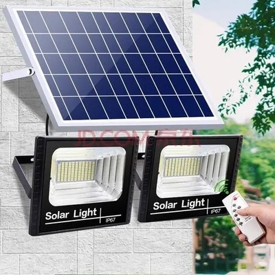 200W Lampu LED Surya Luar Ruangan 150W 300W Solar Flood Light