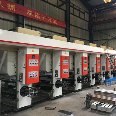 BOPP Mesin Cetak Rotogravure Kecepatan Tinggi Otomatis Multi Warna