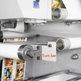 Mesin Cetak Label Flexo 4-Warna Berkecepatan Tinggi # Mesin Cetak Label Flexo Web Sempit 220V 380V