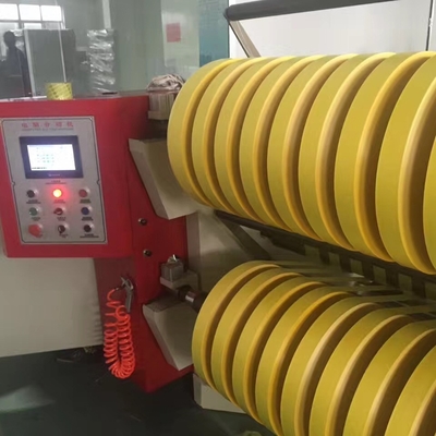 110m / Min Mesin Slitting Rewinder 380V, BOPP Film Turret Slitter Rewinder