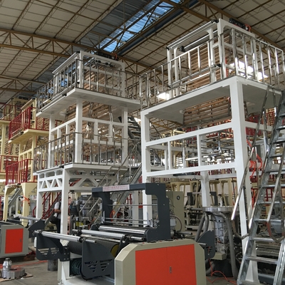Mesin Extruder Monolayer Plastik HDPE Mini Sekrup Tunggal
