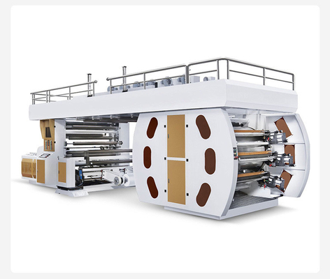 Mesin Cetak Flexographic Tipe Satelit Film Plastik Semi Otomatis