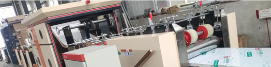 Mesin Pembuat Kantong Kertas Otomatis 250mm Untuk Kontrol PLC Semen