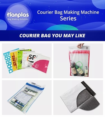Mesin Pembuat Tas Kecepatan Tinggi 20pcs / Min PE Kraft Paper Air Bubble Courier Mailer
