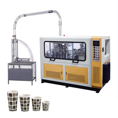 Paper Cup Flexo Printing Die Cutting Machine 12oz 300g / M² Dapat Disesuaikan