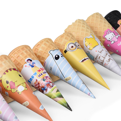 Mesin Pembuat Lengan Kerucut Kertas Es Krim Cup 80pcs / Min Sepenuhnya Otomatis