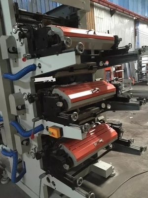 Mesin Cetak Flexo 2 Warna Lebar 1000mm Untuk Polietilen