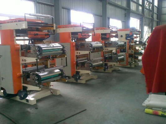 Multicolor Narrow Web Roll To Roll Mesin Cetak Flexo Untuk Kertas Film