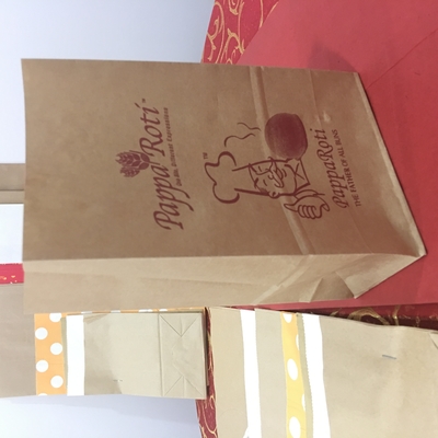Mewah Dicetak Menangani Kantong Kertas Lilin Kemasan Perhiasan Tahan Minyak