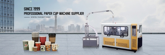 150 Mm Kraft Paper Bowl Forming Machine 90 Pcs / Min Double PE Coated